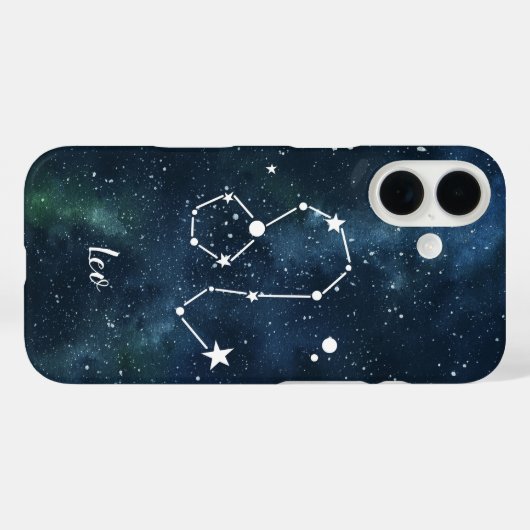レオ | 〔占星術の〕十二宮図占星術の標識コンステレーション Case-Mate iPhoneケース (裏面 (横))