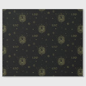 レオ〔占星術の〕十二宮図占星術星記号グラデーション ラッピングペーパー (フラット)