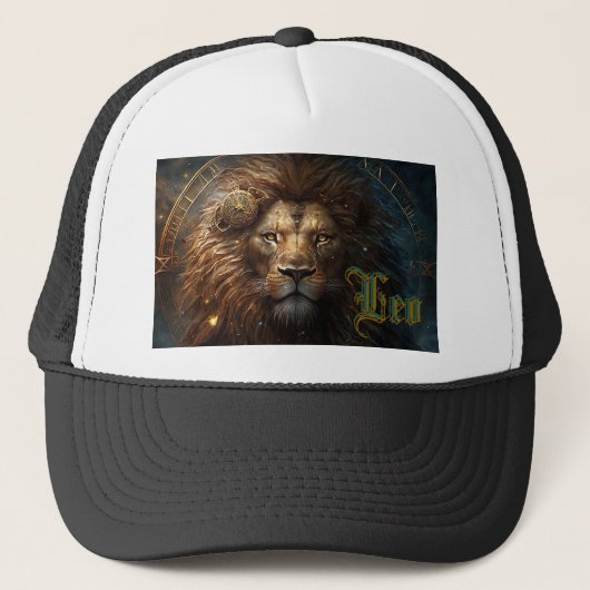 レオ〔占星術の〕十二宮図標識 キャップ (正面)