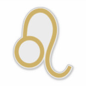 レオ〔占星術の〕十二宮図標識 シール (正面)