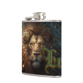 レオ〔占星術の〕十二宮図標識 フラスク (左)