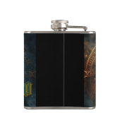 レオ〔占星術の〕十二宮図標識 フラスク (裏面)