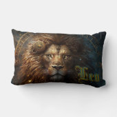 レオ〔占星術の〕十二宮図標識 ランバークッション (裏面)