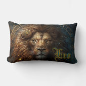 レオ〔占星術の〕十二宮図標識 ランバークッション (正面)