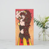 レオ〔占星術の〕十二宮図獅子女神レオスシンボル シーズンカード (スタンド正面)