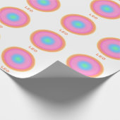 レオ〔占星術の〕十二宮図記号グラデスタイリッシュィション ラッピングペーパー (角)