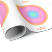 レオ〔占星術の〕十二宮図記号グラデスタイリッシュィション ラッピングペーパー (ロールコーナー)