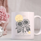 レオ〔占星術の〕十二宮図誕生花月誕生日 コーヒーマグカップ