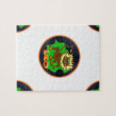 レオ〔占星術の〕十二宮図 ジグソーパズル (横)