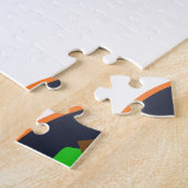 レオ〔占星術の〕十二宮図 ジグソーパズル (側面)