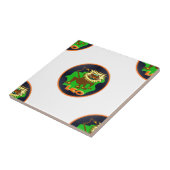 レオ〔占星術の〕十二宮図 タイル (側面)