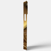 レオ，〔占星術の〕十二宮図,金ゴールド,誕生,デザイン，傾向 Case-Mate iPhoneケース (裏面 / 右)