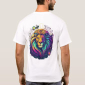 レオ〔占星術の〕十二宮図 Tシャツ (裏面)