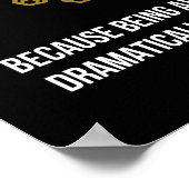 レオ – 占星術、おもしろい〔占星術の〕十二宮図サインユーモア ポスター (角)