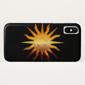 レオ・太陽・火・誕生月・赤と金 Case-Mate iPhoneケース (裏面(横))