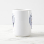 レオ 女性用 青い星座デザイン コーヒーマグカップ (中央)