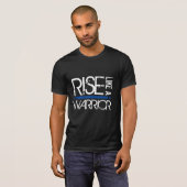 レオ"戦士のような上昇"の薄いブルーラインティー Tシャツ (正面フル)