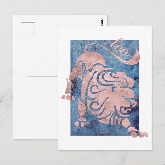 レオ 星座 ポストカード (正面/裏面)