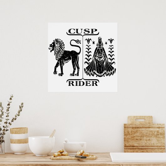 レオ/《星座》乙女座 ポスター (キッチン)