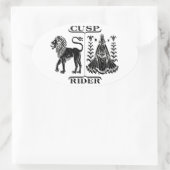 レオ/《星座》乙女座 楕円形シール (バッグ)