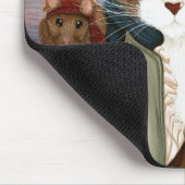 レオ、海賊大尉猫及びラットのファンタジーの芸術のマウスパッド マウスパッド (コーナー)