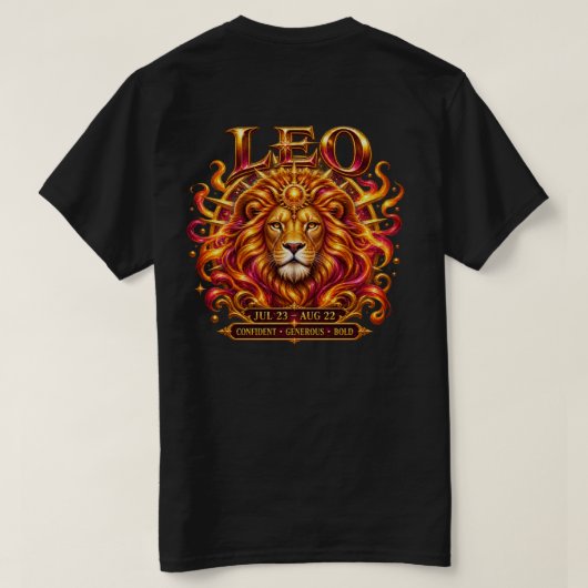 レオ Tシャツ (デザイン裏面)