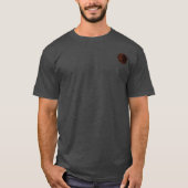 レオTシャツ – チャコールヘザー Tシャツ (正面)