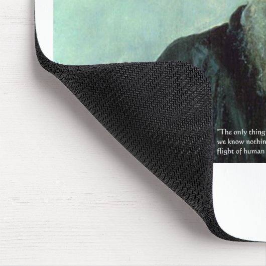 レオTolstoy "何も知らない"引用文GIfts Teesカード マウスパッド (コーナー)