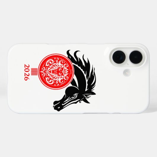 レオx馬の年2026 Case-Mate iPhoneケース (裏面 (横))