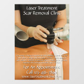 レカスタマイズーザトリートメント瘢痕除去クリニック ウィンドウサイン (シート)