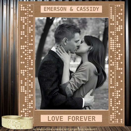 レカスタマイズーザー18言語で「LOVE」 レーザー彫刻フレーム