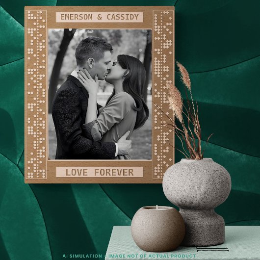 レカスタマイズーザー18言語で「LOVE」 レーザー彫刻フレーム