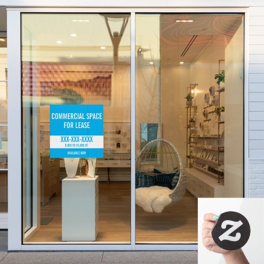 レカスタマイズースモール店舗用商業物件 ウィンドウサイン (店舗窓)