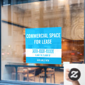 レカスタマイズースモール店舗用商業物件 ウィンドウサイン (カフェ窓)