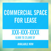 レカスタマイズースモール店舗用商業物件 ウィンドウサイン (シート3)