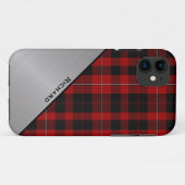 レカスタムッド&ブラックプレイド Case-Mate iPhoneケース (裏面(横))
