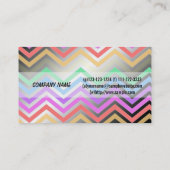 レカッコいいイモダンンボープロフェッショナル事業 名刺 (裏面)