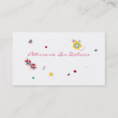 レカップケーキ – ベーカリー名刺 名刺 (裏面)