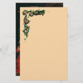 レカナティ受胎告知byロレンツォロットフローラ 便箋 (正面/裏面)