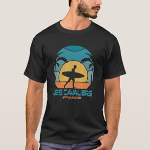 レカバリエサーフィンビーチレトロサーフィンサマーV Tシャツ