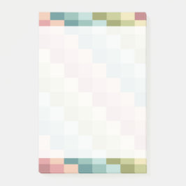 レカラフルボグリッドブロックパターン ポストイット