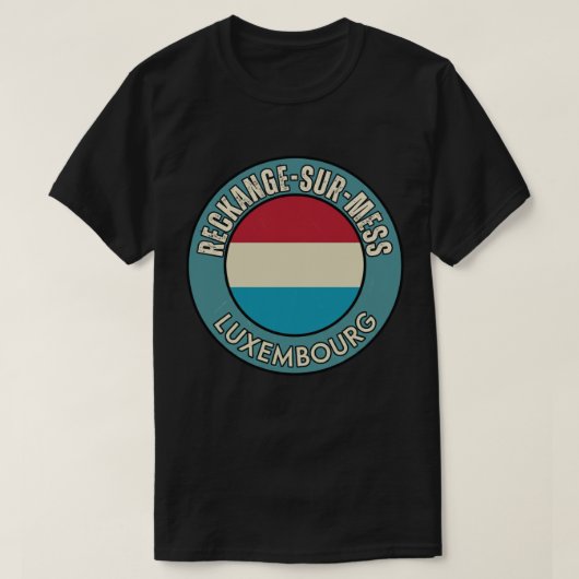 レカンジュ・シュル・メス、ルクセンブルク Tシャツ (デザイン正面)