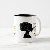 レガシーと進捗の履歴のお祝い ツートーンマグカップ (正面右)