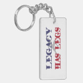レガシーは脚を持つ キーホルダー (正面左)