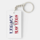 レガシーは脚を持つ キーホルダー (裏面)