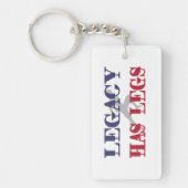 レガシーは脚を持つ キーホルダー (正面)