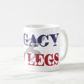 レガシーは脚を持つ コーヒーマグカップ (正面右)