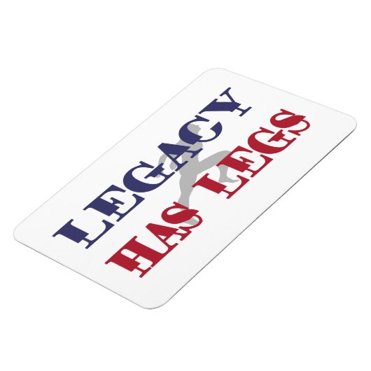 レガシーは脚を持つ マグネット (左側)