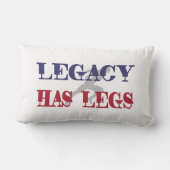 レガシーは脚を持つ ランバークッション (裏面)