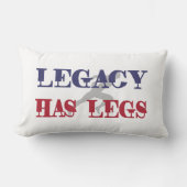 レガシーは脚を持つ ランバークッション (正面)